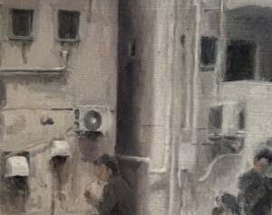 Salarymen on a smoke break