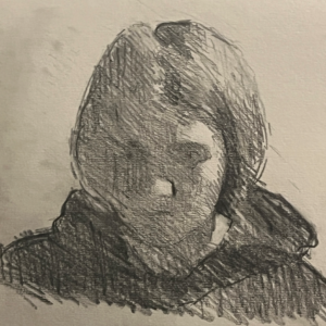 Self Portait in Hoodie