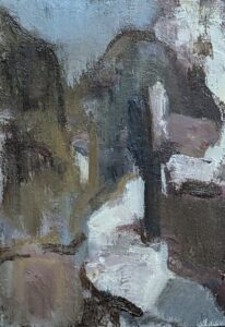 Abstract, thinking of Courbet