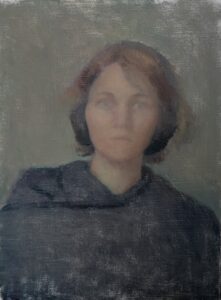 Self Portrait, with headphones